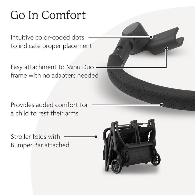 Uppababy - Bumper Bar For Minu Duo, Black  Image 4
