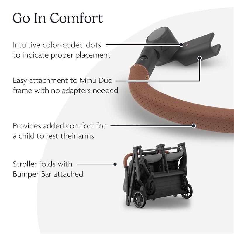 Uppababy - Bumper Bar For Minu Duo, Saddle Image 2