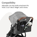 UPPAbaby Carry-All Parent Organizer, Light Grey Image 5
