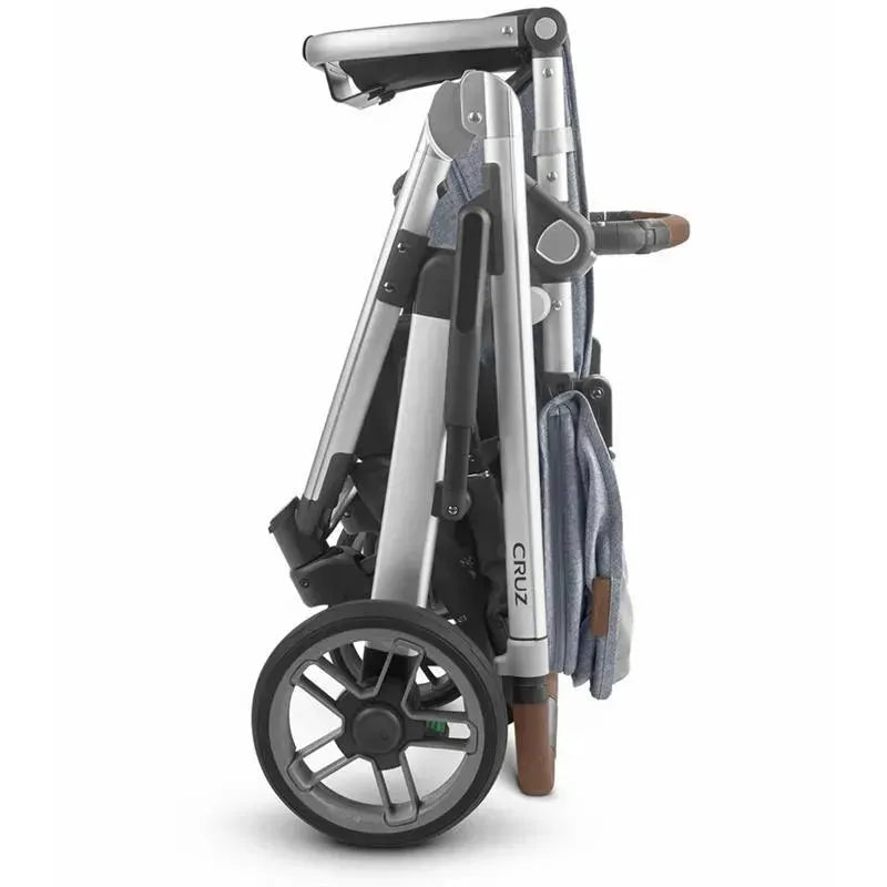Uppababy - Cruz Stroller V2, Gregory (Blue Melange/Silver/Saddle Leather) Image 2