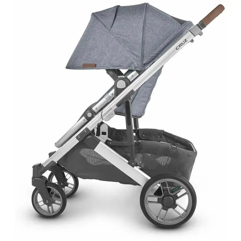 Uppababy - Cruz Stroller V2, Gregory (Blue Melange/Silver/Saddle Leather) Image 5