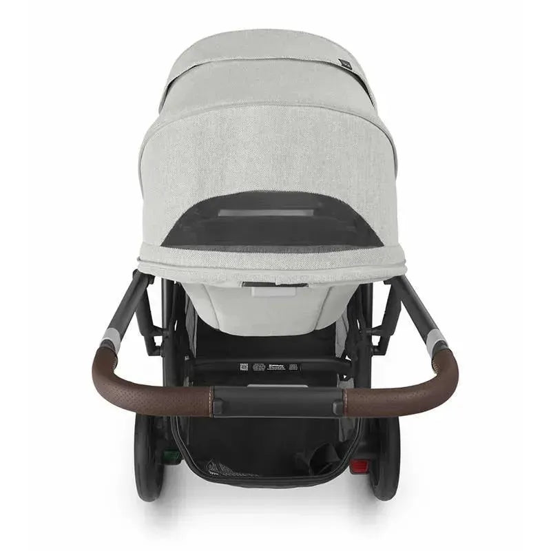 Uppababy - Cruz V2 Stroller, Anthony (Carbon/Chestnut Leather/White & Grey Chenille) Image 4