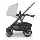 Uppababy - Cruz V2 Stroller, Anthony (Carbon/Chestnut Leather/White & Grey Chenille) Image 5