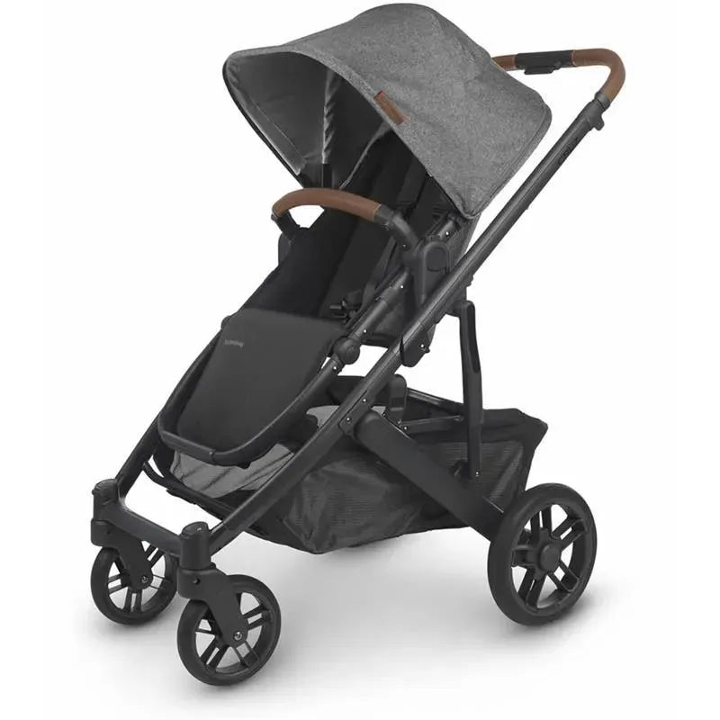Uppababy - Cruz V2 Stroller, Greyson (Charcoal Melange/Carbon/Saddle Leather) Image 1