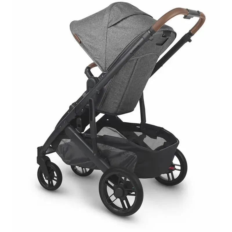 Uppababy - Cruz V2 Stroller, Greyson (Charcoal Melange/Carbon/Saddle Leather) Image 5