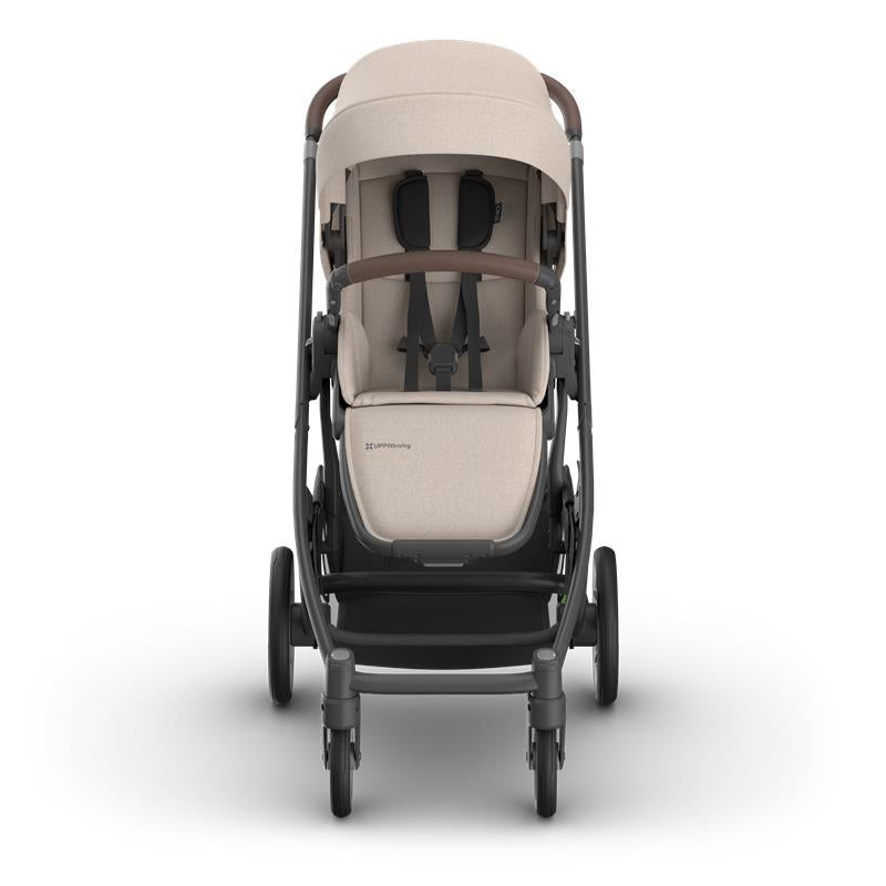 Uppababy Cruz V3 Stroller Ada, Sandstone Melange | Chestnut Leather Image 4