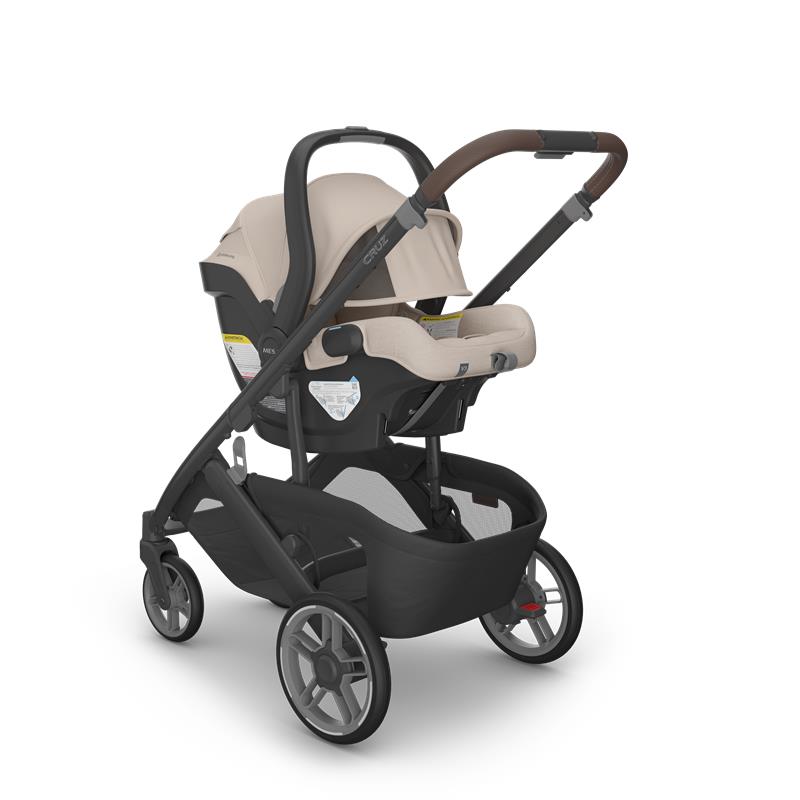 Uppababy Cruz V3 Stroller Ada, Sandstone Melange | Chestnut Leather Image 6