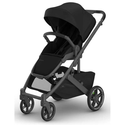 Uppababy Cruz V3 Stroller, James (Black/Carbon Frame/Black Leather) Image 1