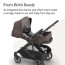 Uppababy - Cruz V3 Stroller, Owen (Mocha Mélange/Carbon Frame/Chestnut Leather) Image 4