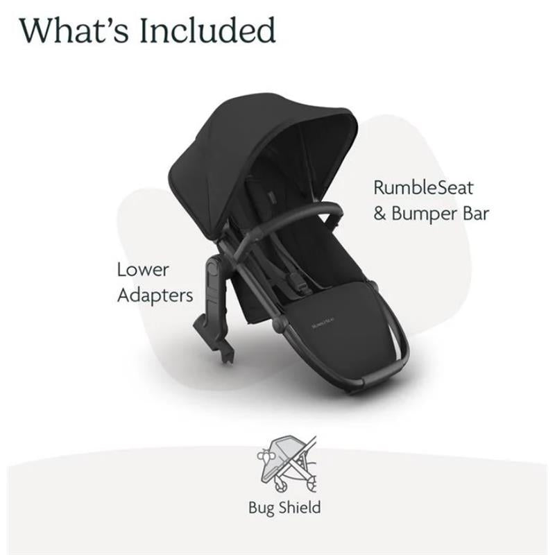 Uppababy - Jake Vista V3 Stroller | Jake Rumbleseat | Upper Adapters Image 8