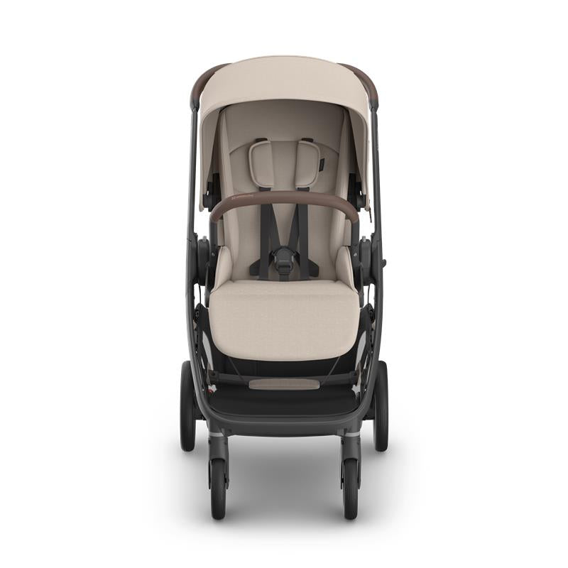 Uppababy Kona Stroller, Ada (Sandstone Mélange/Carbon Frame/Chestnut Leather) Image 6