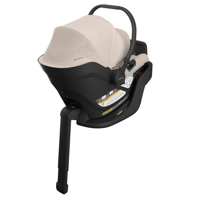Uppababy Mesa V3 Infant Car Seat Ada, Sandstone Melange | Chestnut Leather Image 4