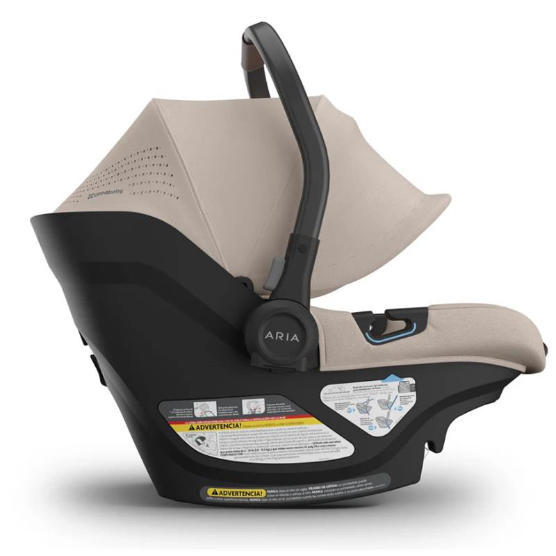 Uppababy Mesa V3 Infant Car Seat Ada, Sandstone Melange | Chestnut Leather Image 5