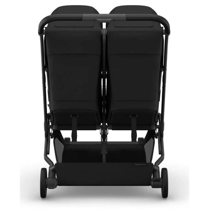 Uppababy Minu Duo Stroller, James (Black/Carbon Frame/Black Leather) Image 5