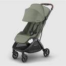 Uppababy Minu V3 Compact Stroller, Evelyn, Meadow Green | Carbon Frame | Chestnut Leather Image 10