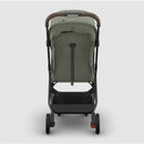 Uppababy Minu V3 Compact Stroller, Evelyn, Meadow Green | Carbon Frame | Chestnut Leather Image 12