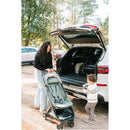 Uppababy Minu V3 Compact Stroller, Evelyn, Meadow Green | Carbon Frame | Chestnut Leather Image 15