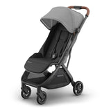 Uppababy Minu V3 Compact Stroller, Greyson (Charcoal Mélange/Carbon Frame/Saddle Leather) Image 1