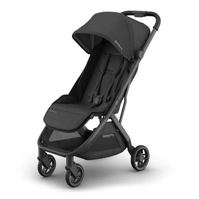 Uppababy - Minu V3 Compact Stroller, Jake (Charcoal/Carbon Frame/Black Leather) Image 1