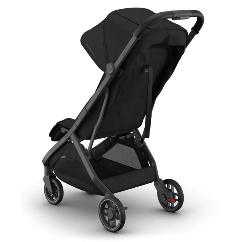 Uppababy Minu V3 Compact Stroller, James (Black/Carbon Frame/Black Leather) Image 2