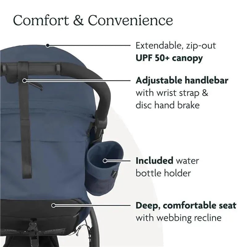 Uppababy - Ridge Jogging Stroller, Gwen (Green Mélange/Carbon Frame) Image 3