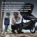 Uppababy - Ridge Jogging Stroller, Theo (Dark Taupe/Carbon Frame) Image 4