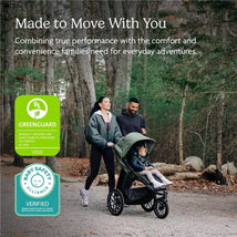 UPPAbaby Ridge V2 Jogging Stroller, Savannah (Pearl Grey | Carbon Frame) Image 2