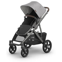 UPPAbaby Vista V3 Single-to-Double Stroller, Beau (Grey Chenille/Graphite Frame/Chestnut Leather) Image 1