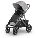 UPPAbaby Vista V3 Single-to-Double Stroller, Beau (Grey Chenille/Graphite Frame/Chestnut Leather) Image 1