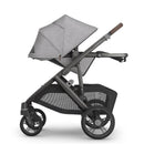 UPPAbaby Vista V3 Single-to-Double Stroller, Beau (Grey Chenille/Graphite Frame/Chestnut Leather) Image 4