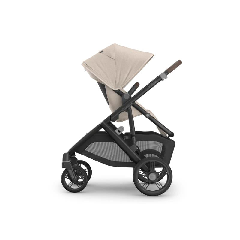 Uppababy Vista V3 Stroller, Ada Sandstone Melange | Chestnut Leather Image 10