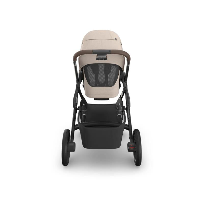 Uppababy Vista V3 Stroller, Ada Sandstone Melange | Chestnut Leather Image 9