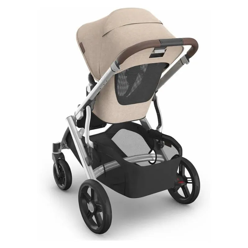 Uppababy - Vista V3 Stroller, Declan (Oat Mélange/Silver Frame/Chestnut Leather) Image 6