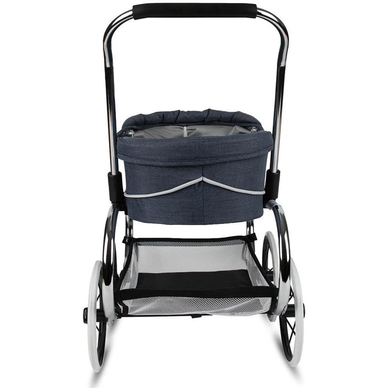 Valco Baby - Classic Denim Blue Bassinet Doll Stroller Image 2