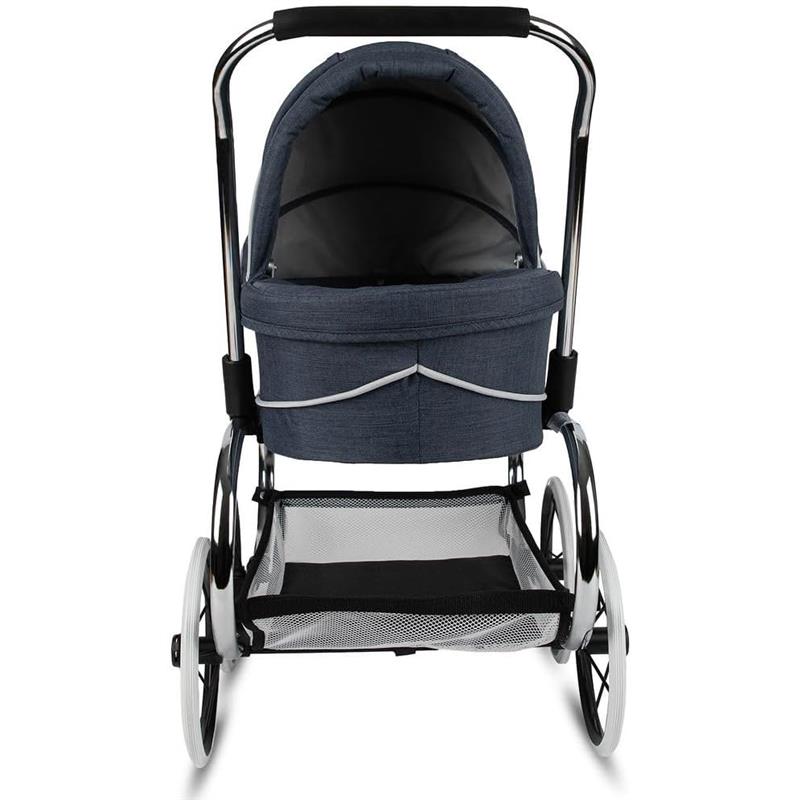 Valco Baby - Classic Denim Blue Bassinet Doll Stroller Image 3
