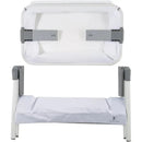 Venice Child - California Dreaming Bedside Crib Bassinet With Travel Bag, White Wood Image 3