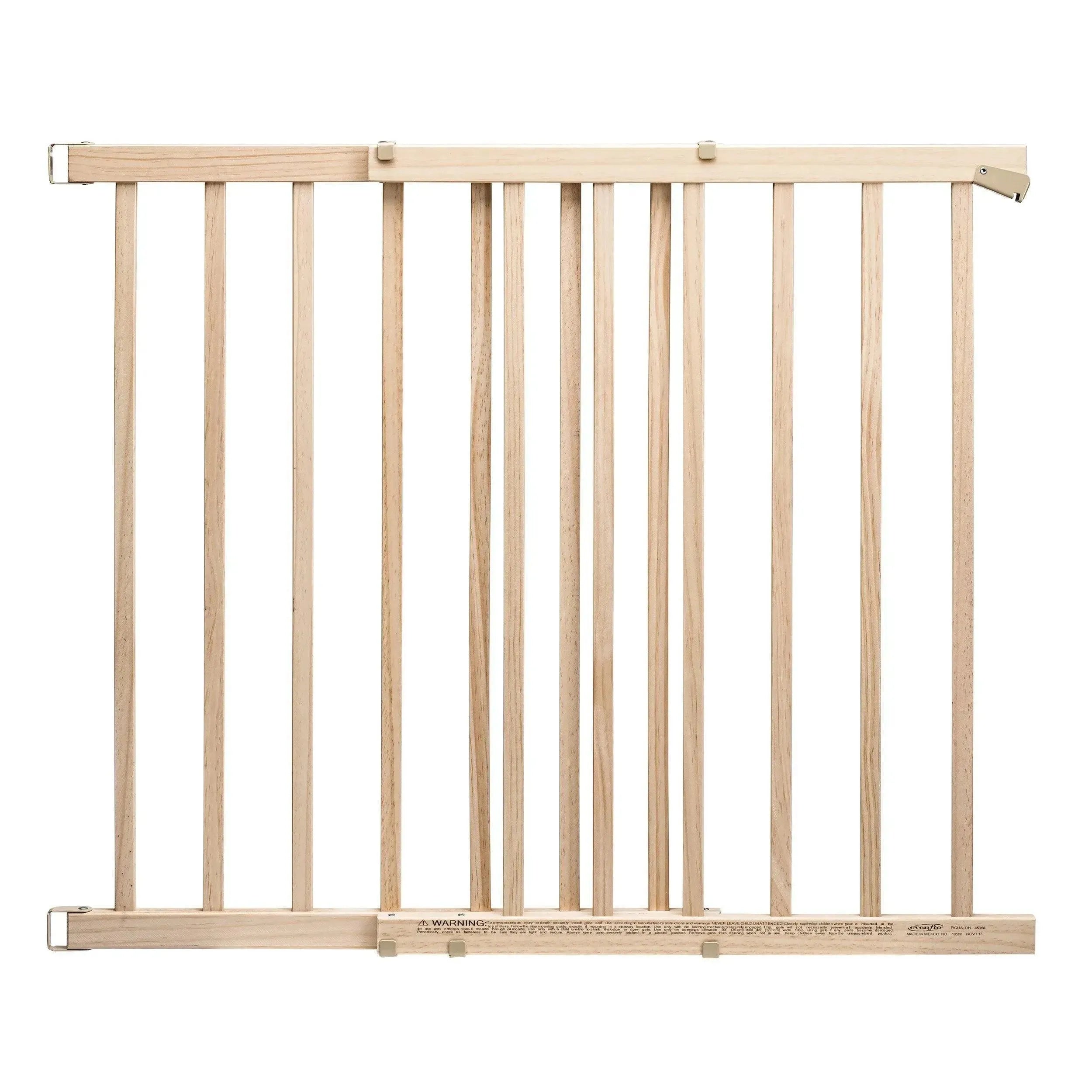 Walk-Thru Top Of Stairs Baby Gate - MacroBaby