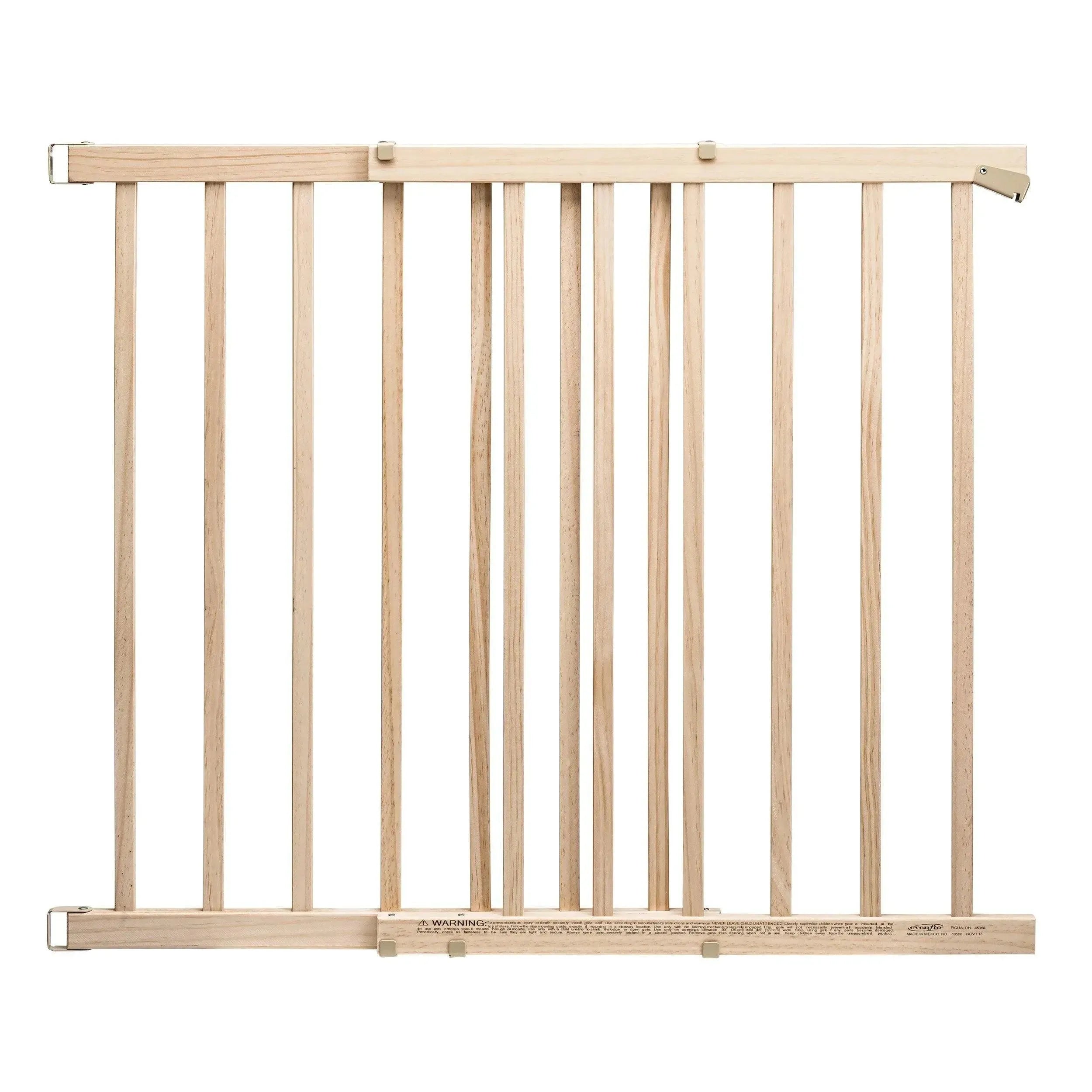 Walk-Thru Top Of Stairs Baby Gate - MacroBaby