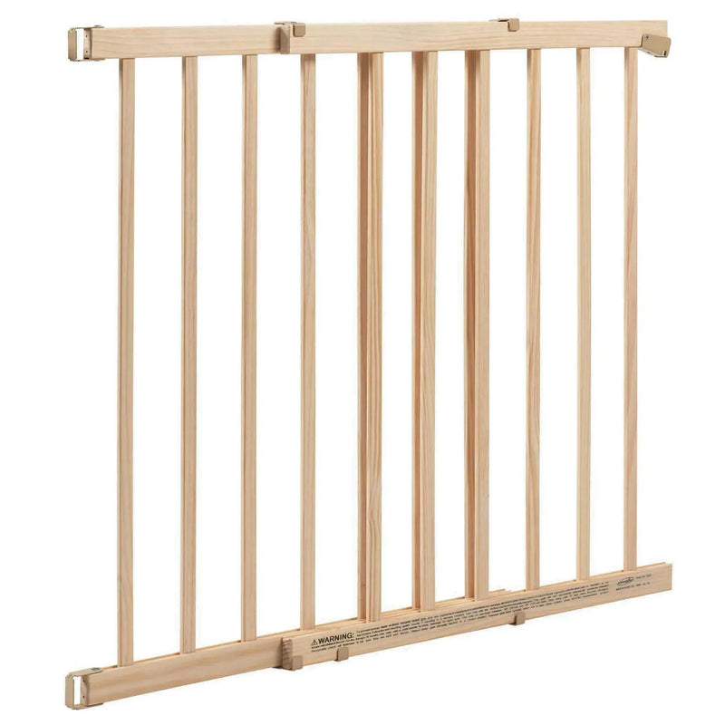 Walk-Thru Top Of Stairs Baby Gate - MacroBaby