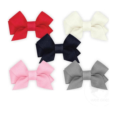 Wee Ones - 5Pk Baby Front Tail Bows Image 1