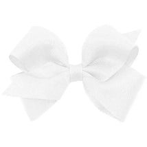 Wee Ones - Basic Grosgrain White Bow Image 1