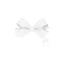 Wee Ones - Tiny Classic Grosgrain Hair Bow (Plain Wrap), Antique White Image 1
