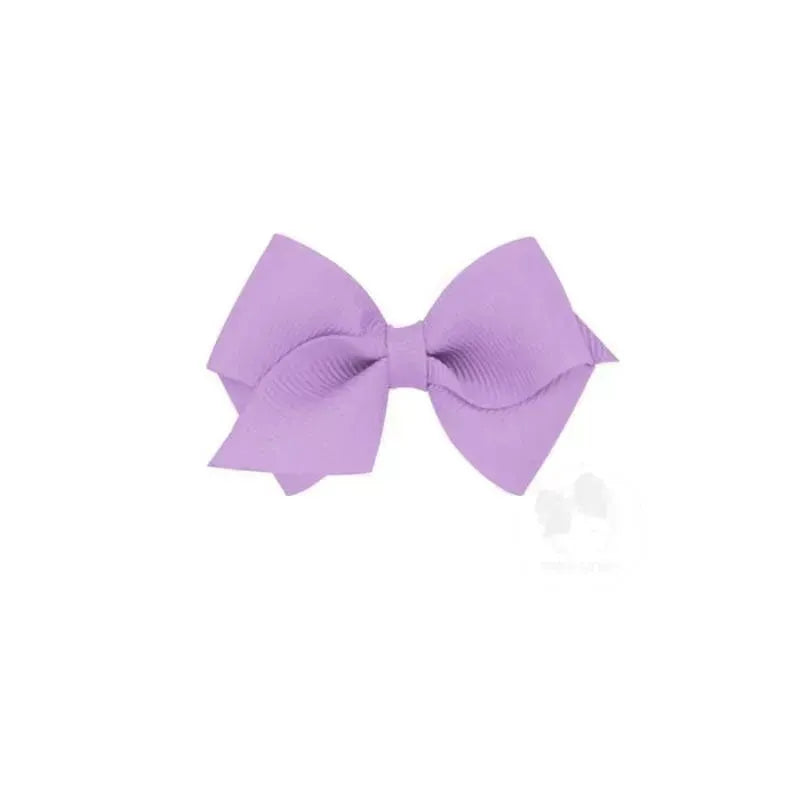 Wee Ones - Wee Grosgrain Bow, Light Orchid Image 1