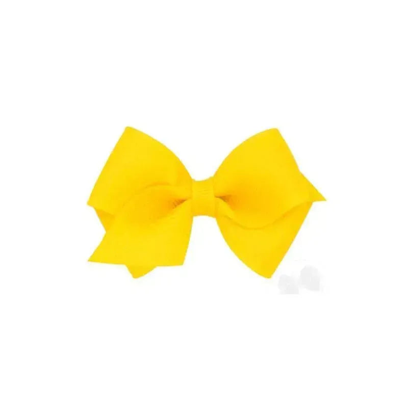 Wee Ones - Wee Grosgrain Bow, Yellow Image 1