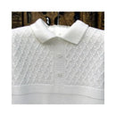 Will' Beth Baby Boys Ivory Knit Coverall & Blanket Set, White Image 3
