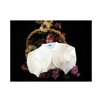 Will' Beth Bolero Knit Sweater, White Image 1