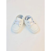 Will' Beth - Boys White Soft Sole Leather Shoes Image 1
