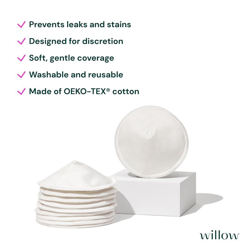 Willow - 10 Ct Reusable Nursing Pads Image 3