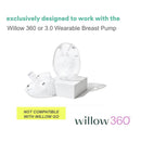 Willow - 360 Breast Pump Flanges, 21mm Breast Shield Image 3
