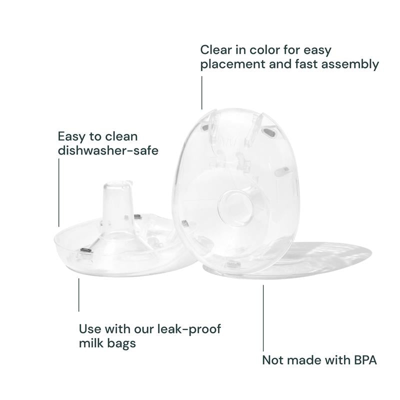 Willow - 360 Breast Pump Flanges, 21mm Breast Shield Image 6